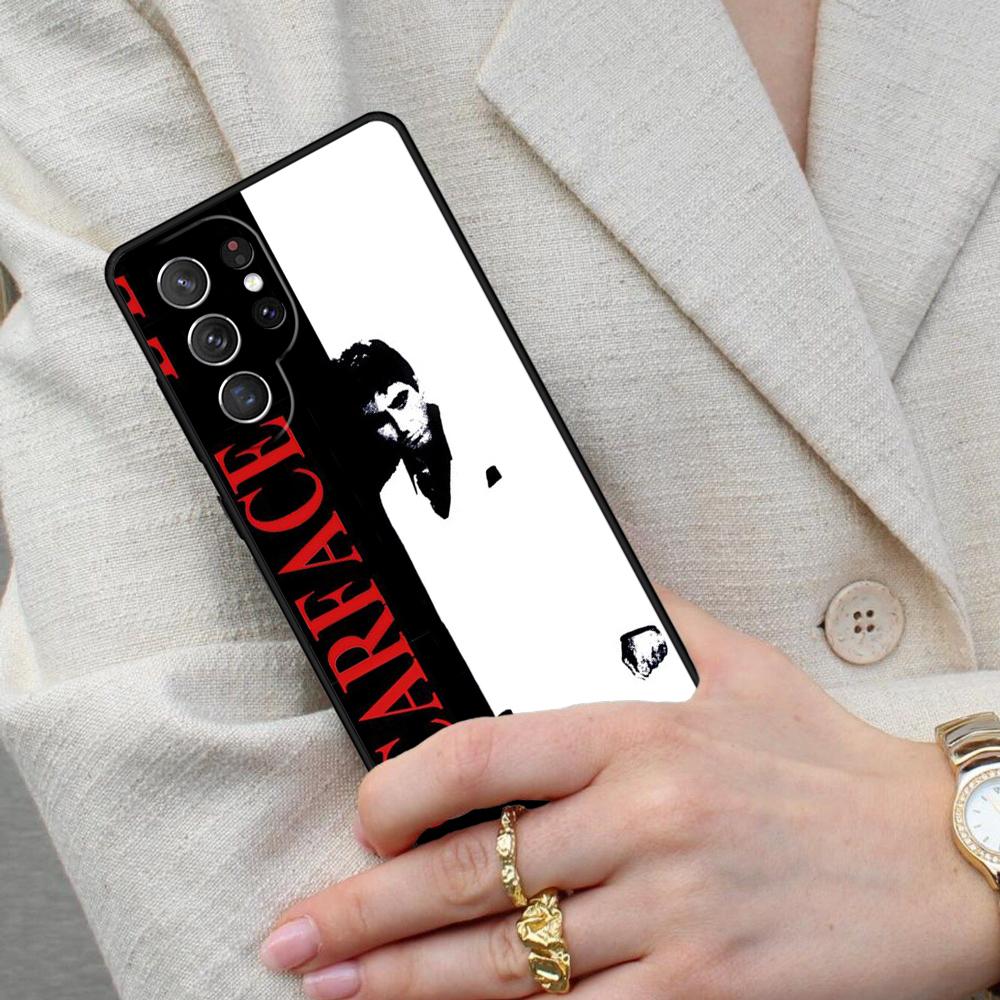 Scarface 1983 film Al Pacino SOFT Cell Phone Case for Samsung Galaxy S26 Ultra S25 S24 S23 S22 S21 S20 Note10 Cover