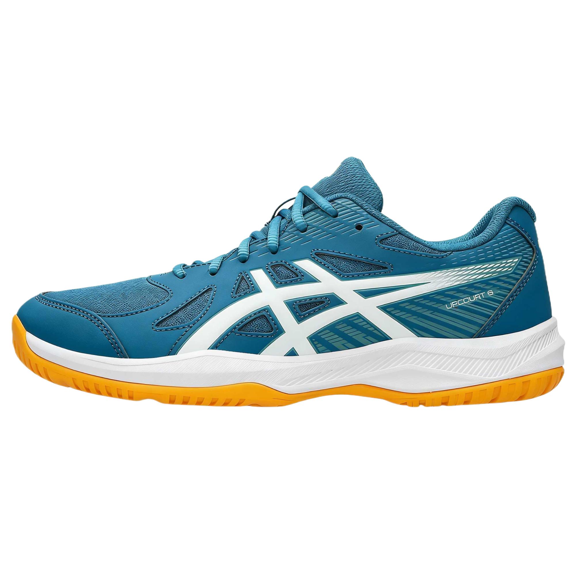 Asics Upcourt 6 Сетчатые Круглый Носок На Шнуровке Удобные Низкие Волейбольные Кроссовки Мужские кроссовки 1071A104-405 39.5