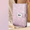 224 Pages B6 Notebook Thickened PU Leather Cover Password Book with Lock Waterproof Protecting Secrets Diary Book