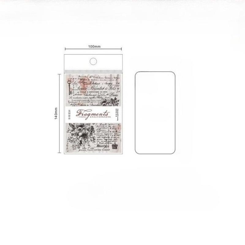 30pcs/pack Vintage Style Material Paper for Decorative Scrapbooking Diary Album Lable Journal Planner Scrapbook Stickers