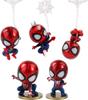 Spiderman Bobblehead Action Figure Set of Car Dashboard Interior Decoration 5, Decoration, [Product]