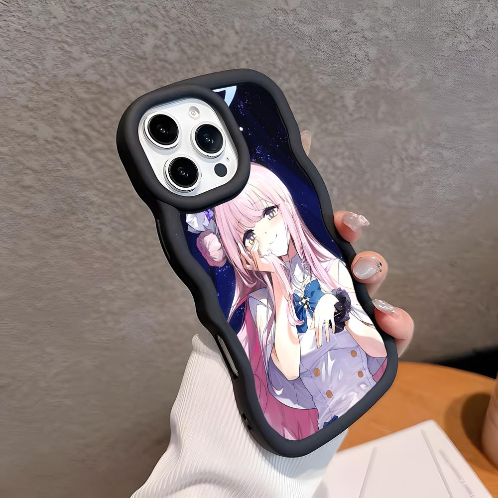 

Blue Archive Misono Mika Wavy Edge TPU Mobile Phone Case for iPhone 17 16 15 14 13 12 11 Air Pro Max Plus Colorful Cover iPhone 14 Pro