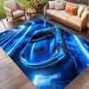 Sports car Print Rug, Washable Floor Carpet, For Entryway Dorm Laundry Room Office Study, Home Decor Birthday Christmas Gift