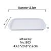 Gu Rou A5 Melamine Rectangular Serving Tray