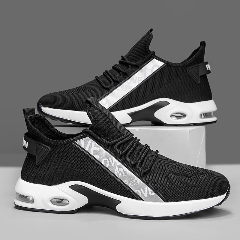 Man Sneakers Breathable Mesh Hiking Shoe Comfortable Walking Shoes Outdoor Fashion Travel Gym Exercise Casual Wear Facon Shoes
