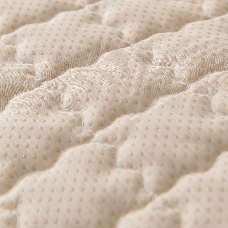 2026 Checkered Solid Color Sofa Cover Fabric for Autumn and Winter Thickened Warm Sofa Cushion Cover Soft and Sticky Anti Slip