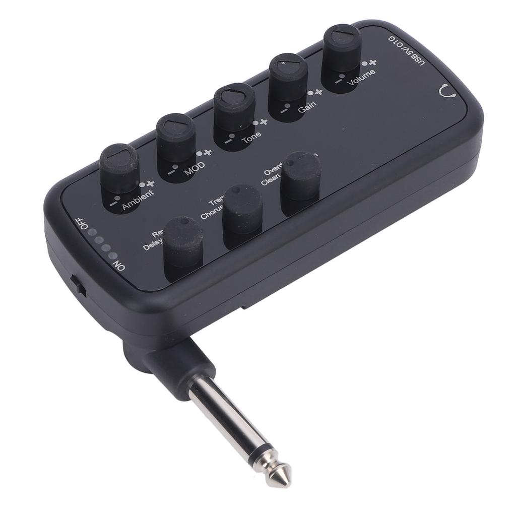 Electric Guitar Headphone Amplifier Acoustic Overload Distortion Timbre Delay Reverb Effect Chorus Tremolo USB