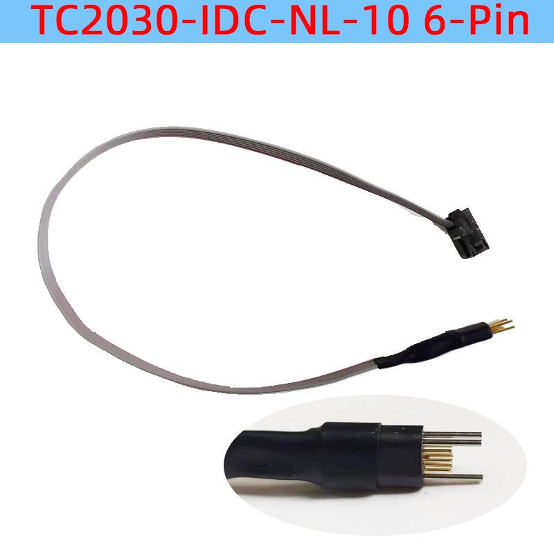 Compatible with TC2030-IDC-NL-10 6-Pin Plug-of-Nails™ Spring-Pin Cable MCP-NL Programming Cable
