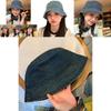 Stilvoller Denim Fischerhut für Damen Atmungsaktiv Sonnenschutz Frühling Sommer Mode
