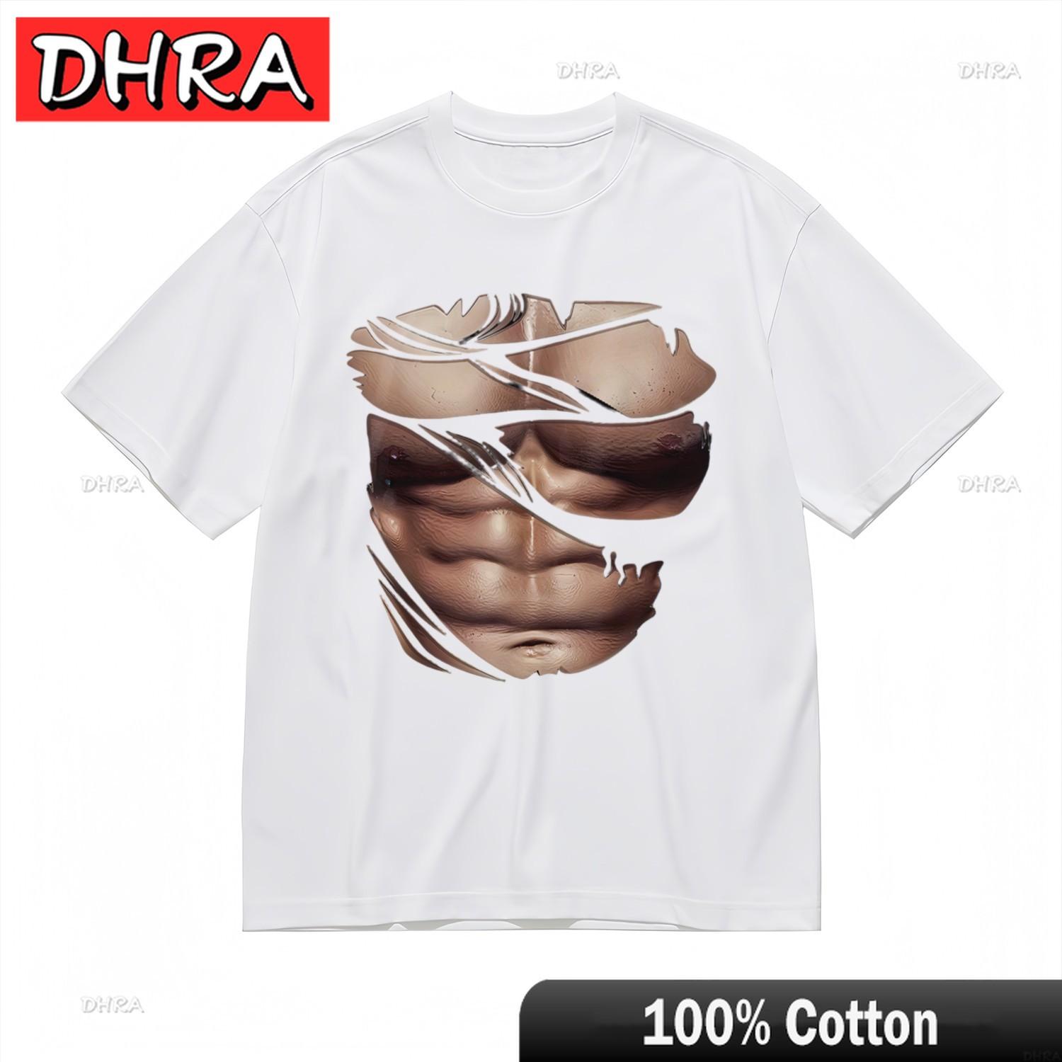 Womens Fashion Breathable Classic TShirt Abstract Strength Design Printed Tee Graphic Tshirts Cool Cool Creative TShirts Tees 4XL