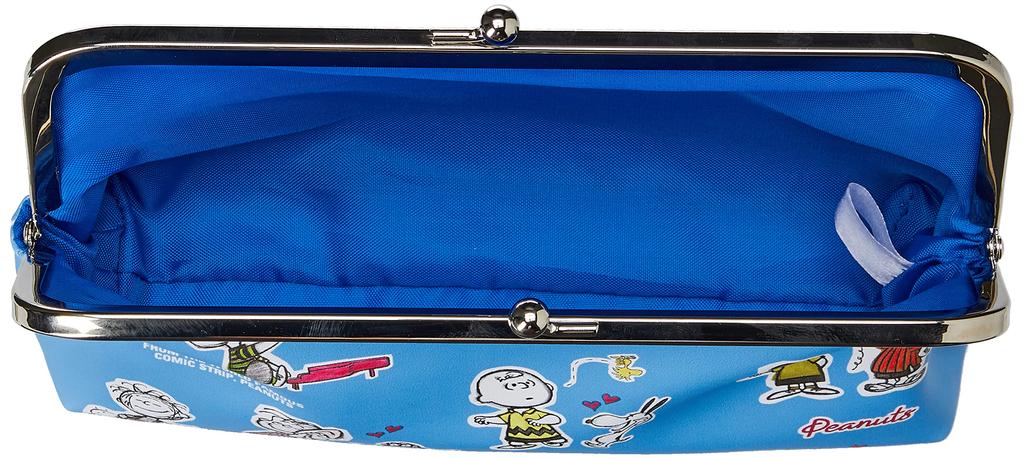 Pencil Pencil Cosmetic Cosmetic Travel Pouch Blue [Snoopy] Case, Case, Stationery, Pouch, Pouch, Pouch, Fudebox, 0310, Women's, (SPZ-2818)