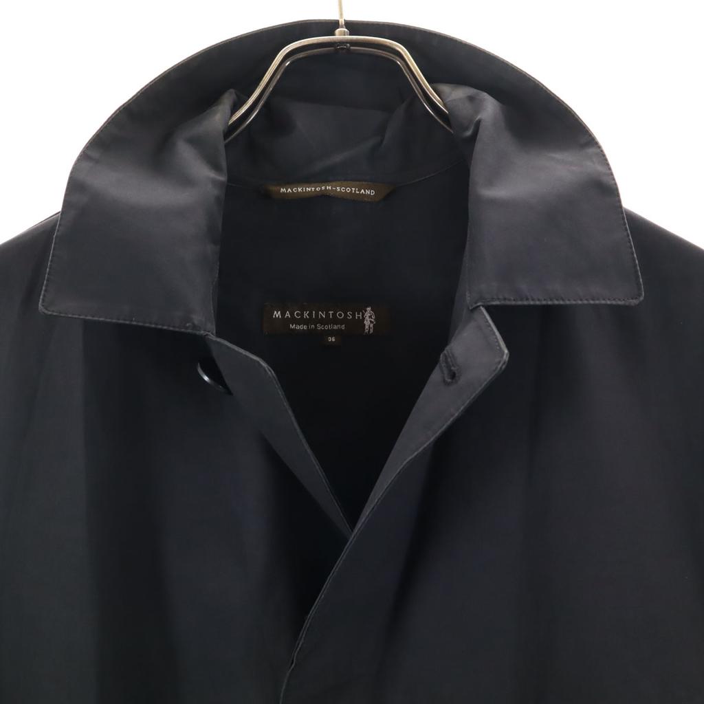 Mackintosh Made In England Stainless Collar Coat 36 Black Series Men's Used