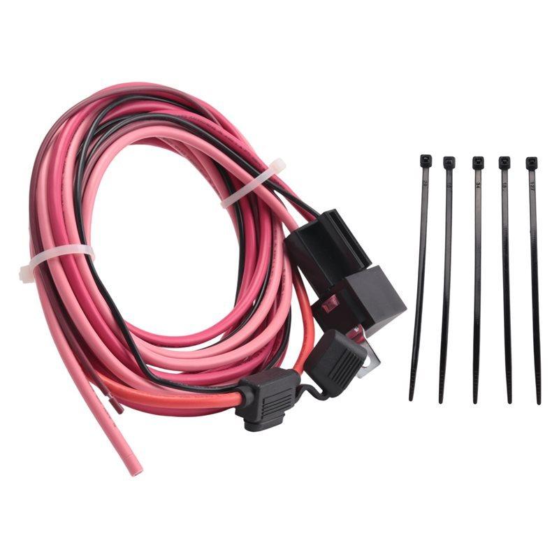 Electric Fuel Pump Relay Wiring Harness Kit Universal 40A Waterproof 12V Switch P/N 30247