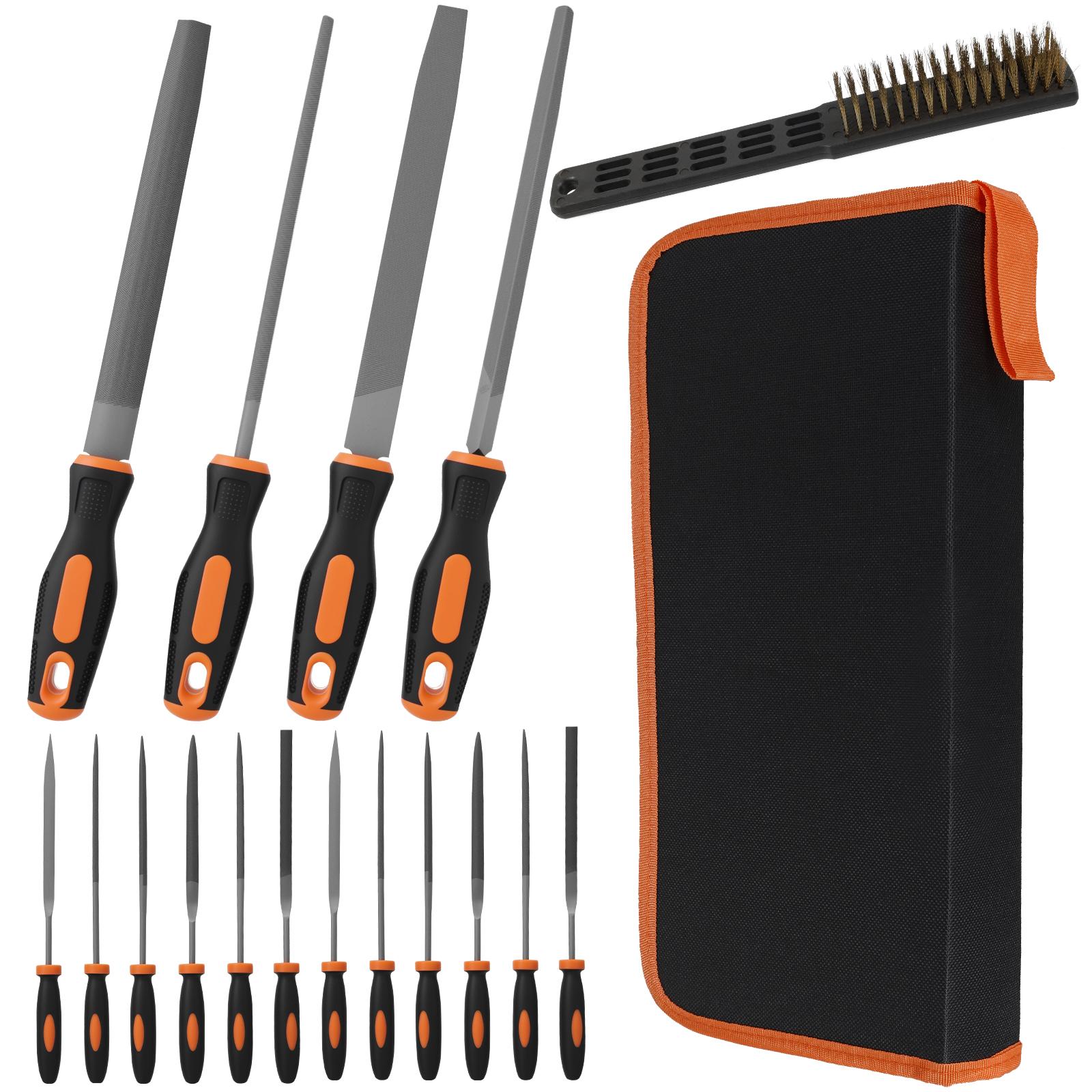 

7/19/32 шт. профессиональный металлический напильник-рукав с нескользящей рукояткой, рукав напильника из высокоуглеродистой стали, подходит для технологического производства