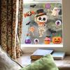 Halloween Skull Ghost Pumpkin Bat Home Window Decoration Window Stickers