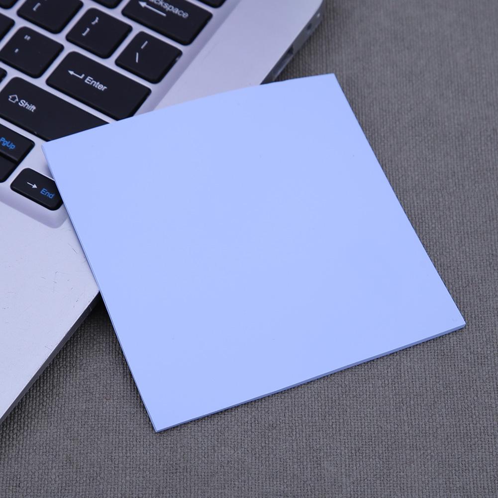 100x100x0.5/1.0/2.0mm Silicone Thermal Pad Sheet Computer PC CPU Graphics Chip Heat Sink Heatsink Cooling Conductive Thermal Pad
