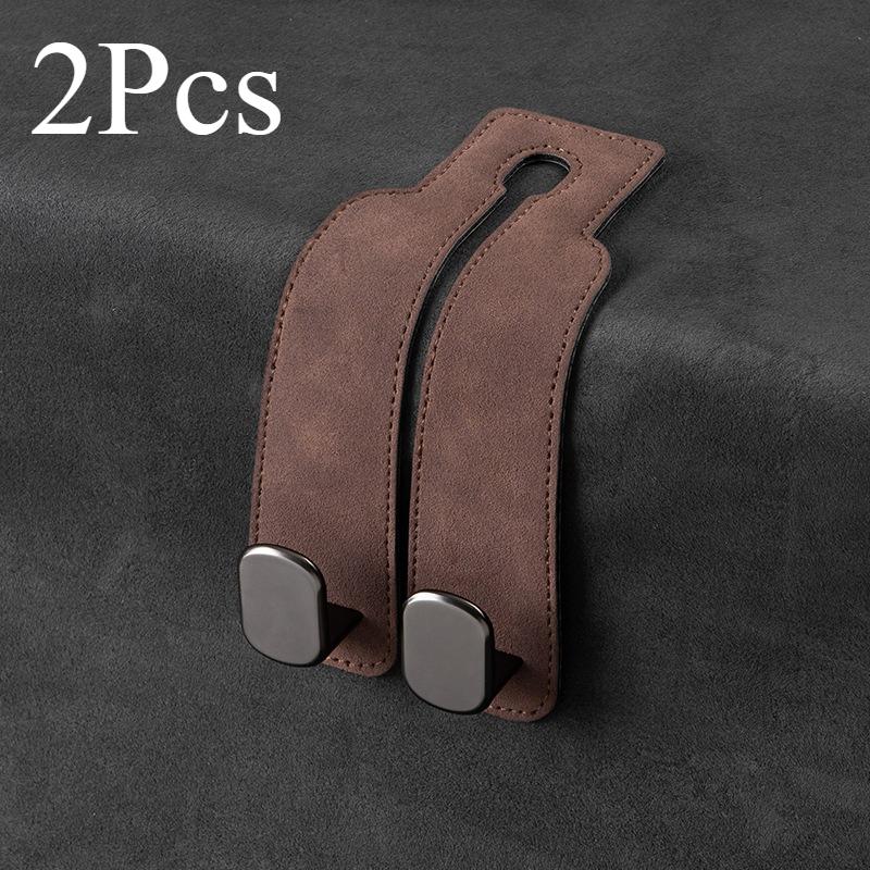 1/2Pcs Car Seat Hooks for Headrest|Double Headrest Purse Hook for Car|Multifunctional Car Seat Back Storage Hook with Metal Hook