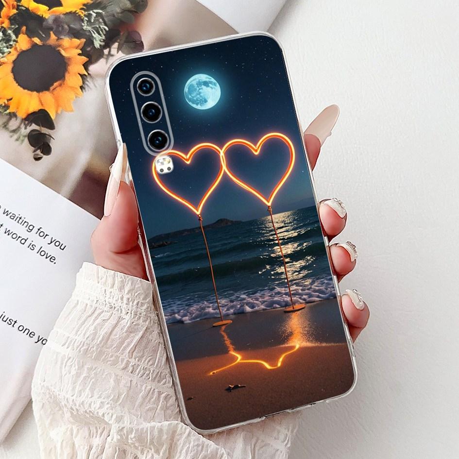 For Huawei P30 Case ELE-L29 ELE-L09 Cover New Cool Cartoon Lion Bow Carp Soft Silicone Phone Case On Huawei P30 Pro VOG-L29 Capa