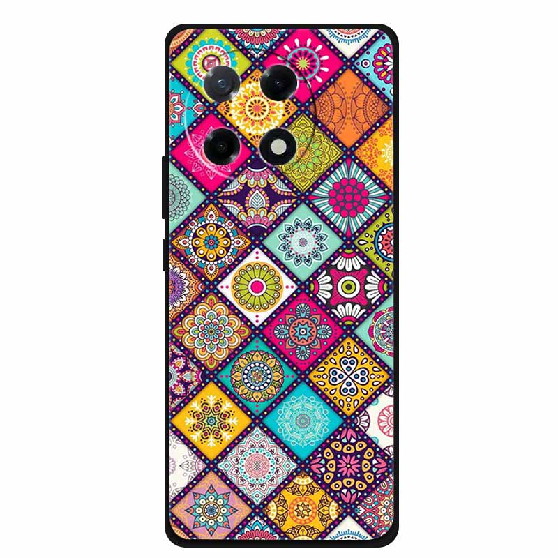 For Tecno Spark 30 Pro Case Luxury TPU Soft Silicone Back Cover Phone Cases on Spark30Pro KL7 Protector Bumper Love Flower Coque