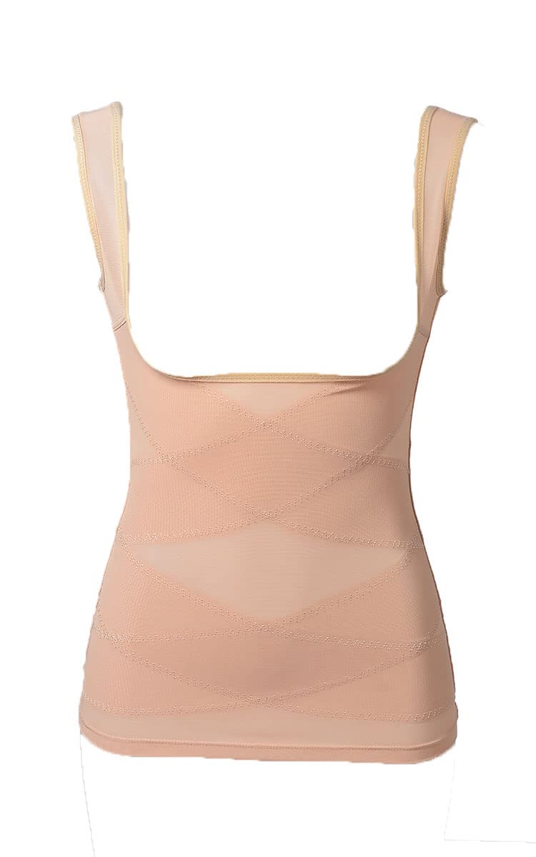 

Large size mesh tank top 4L beige [Gold Japan] women s underwear, shapewear, corset, shape-up, slimming, body-covering nhtabo-200502 бежевий