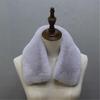 Women Furry Collar Wrap Neck Warmer Scarf Detachable Fake Collar Coat Accessory