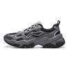Li Ning Brown Sugar Cushioning Slip Resistant Abrasion Resistant Support Low top Casual Shoes Men's Black Gray AGCV367-3