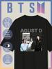Oversized T-shirt with BTS - AGUST D Print, Suga