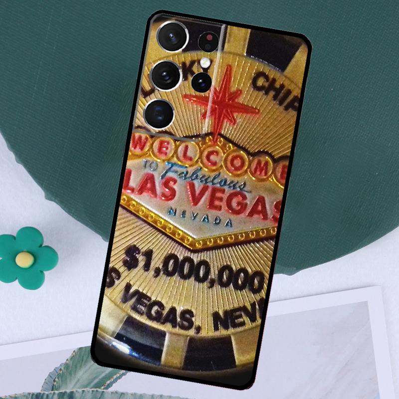 Las Vegas Casino Poker Funda For Samsung Galaxy S23 S24 Ultra S8 S9 S10 S22 Plus S20 S21 FE Note 10 20 Ultra Case