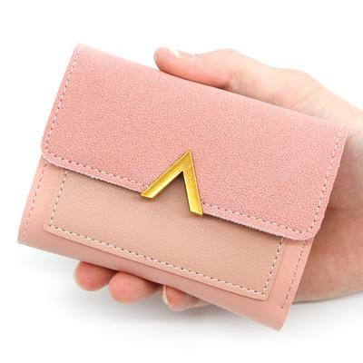 New Simple Women Wallets Short Card Holder Large Capacity Female Purses High Quality Small Card Bag Coin Pocket Wallet For Girls