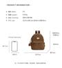 Schoolbag Vintage Frosted Large Capacity Women's Backpack 1011 New Commuter Backpack Student Class School Bag Travel Bag