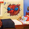 Spider-Man Breaking Wall Anime Removable Wall Sticker for Bedroom & Living Room