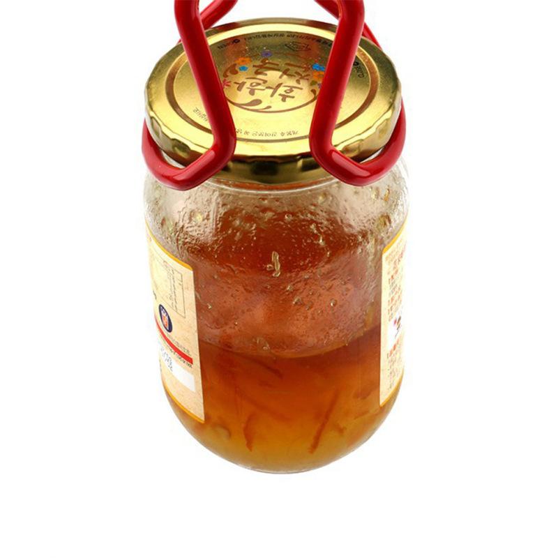 Borcan pentru conserve Tong din oțel inoxidabil Lifter anti-opărire Clip pentru biberon antiderapant pentru borcan acasă