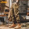 JEEP Men's Autumn/Winter Loose Tapered Cargo Pants