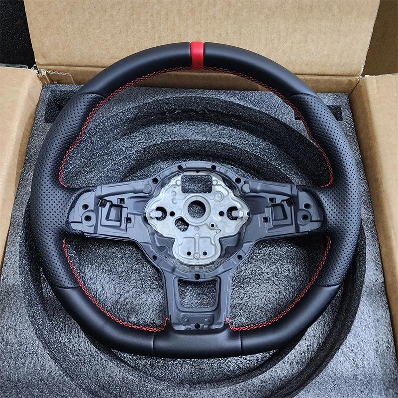 TCR Lenkrad Nappa Leder Für Volkswagen Golf 7 7.5 GTI GTD GTE R 2013-2020 Polo GTI Tiguan Passat