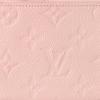 Louis Vuitton Lisa Pf Monogram Embossed Zipper Leather Wallet Women Wallet Pink M83569