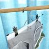 Multilayer Stainless Steel Space Saving Storage Organizer Racks Trousers Clip Hangers Holder