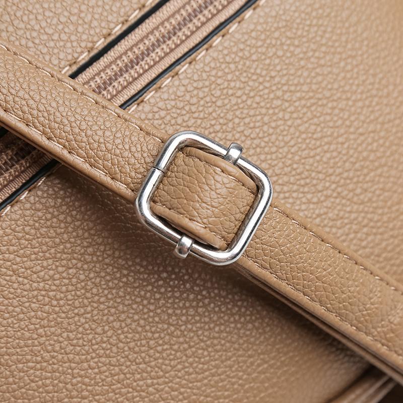 Damen Casual Handtasche Henkeltaschen PU-Leder Damen Umhängetasche Schultertasche Weibliche Handy-Tasche