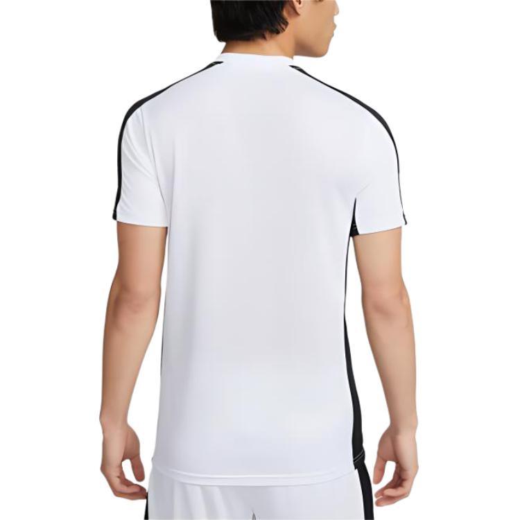 Nike Dri-FIT Academy Short-Sleeve Soccer top 'White Black' Men's DV9751-100