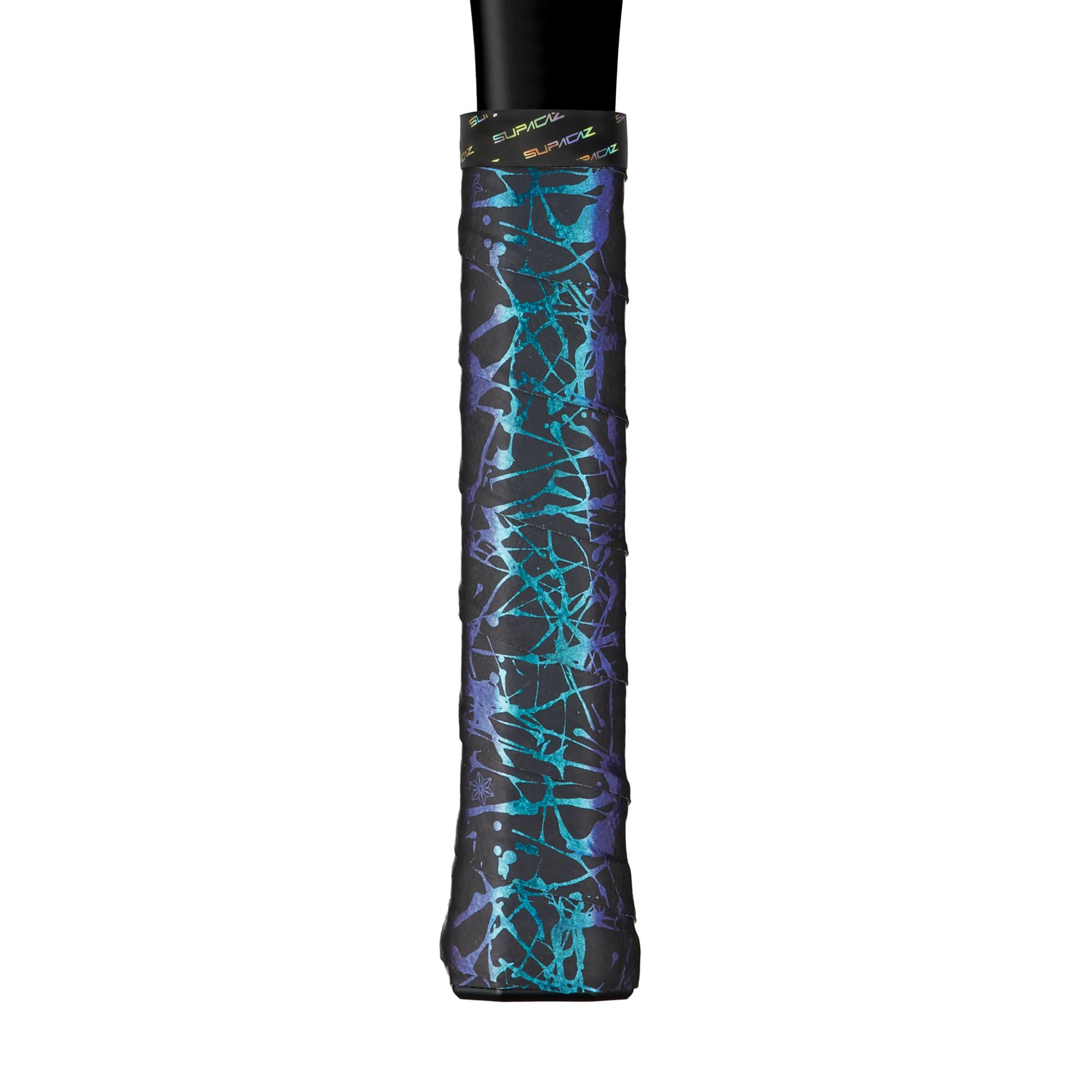 

Supacaz Super Sticky Kush Теннисный Овергрип Splat Blue Refractor 3 шт. - - -
