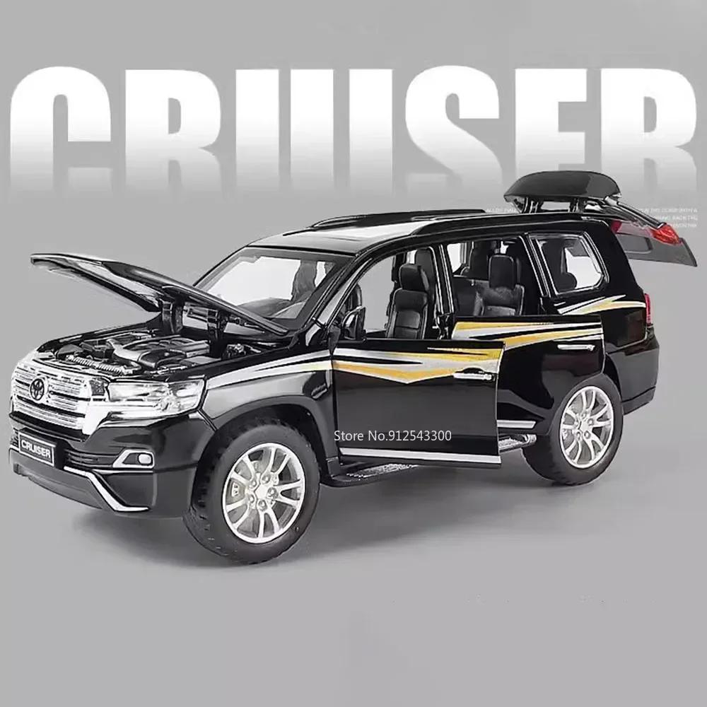 1:32 Scale Alphard LAND CRUISER Toy Car Model Alloy Diecast Sound Light Pull Back Simulation Vehicle Models Boy Collectible Gift