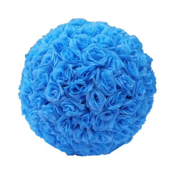 20cm Sztuczna róża jedwabna kula kwiatowa wisząca dekoracja centralna na przyjęcie weselne