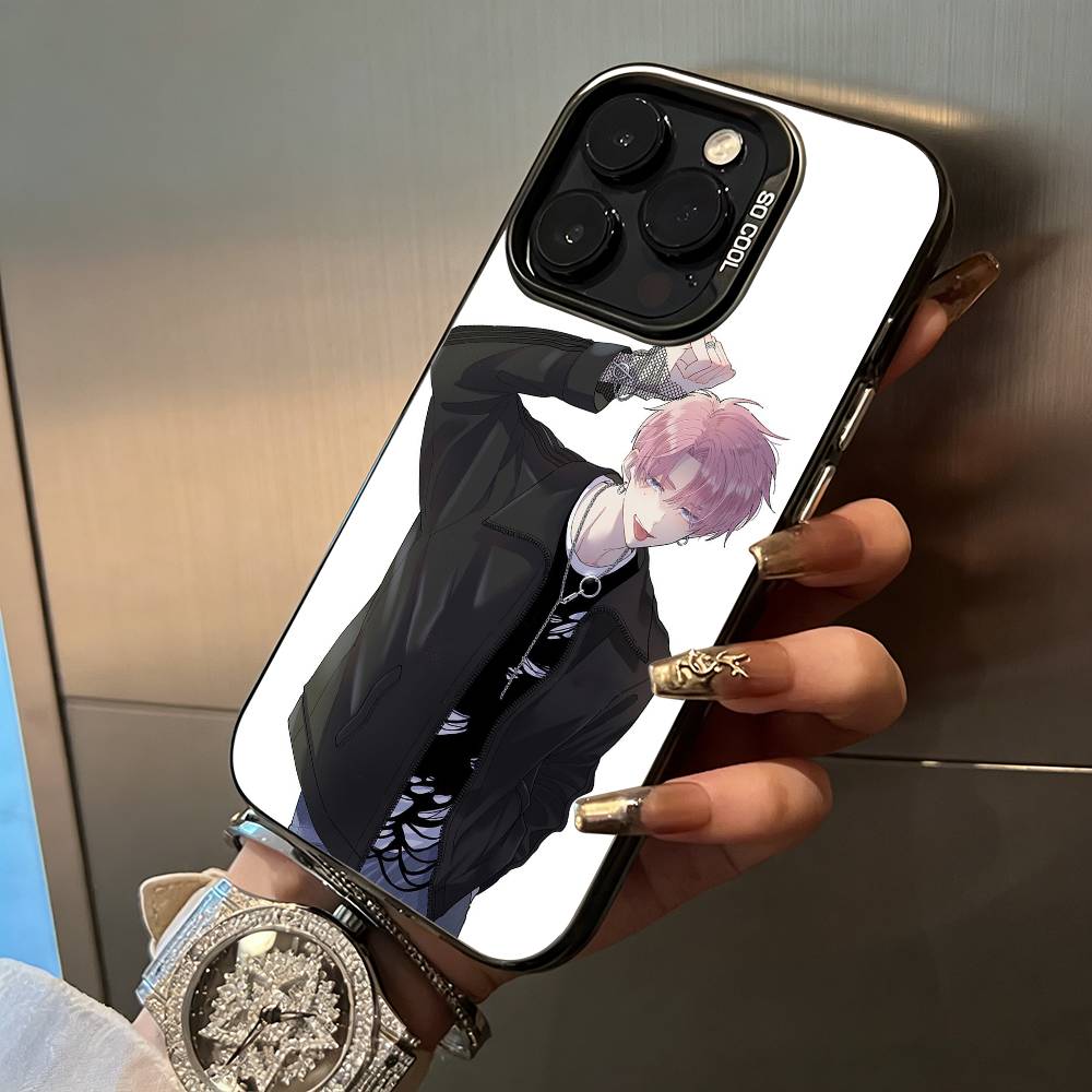 

F-Fukuhara Tamon Anime Portrait Phone Case For iPhone 17,16,15,14,13,12,11 Plus Pro Max Colored Silver Phone Case iPhone11ProMax