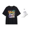 Li Ning Sports Life Collection T Shirt Men's Black AHSU713-1