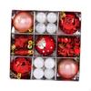 35 Pieces Christmas Ball Ornaments Set Tree Hanging with Star, Bowknot Shape