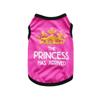 Pet Spring/Summer Vest Puppy T-Shirt Letter Print Princess Oblečení