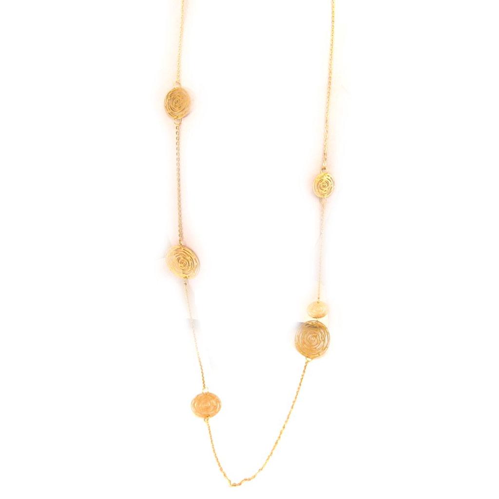 Les Trésors De Lily [L5283] - Designer-Sautoir 'Carmen' vergoldet