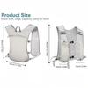 Running Water Bottle Storage Vest Lightweight Running Vest Reflective Hydration Water Chest Pack With Phone Holder
