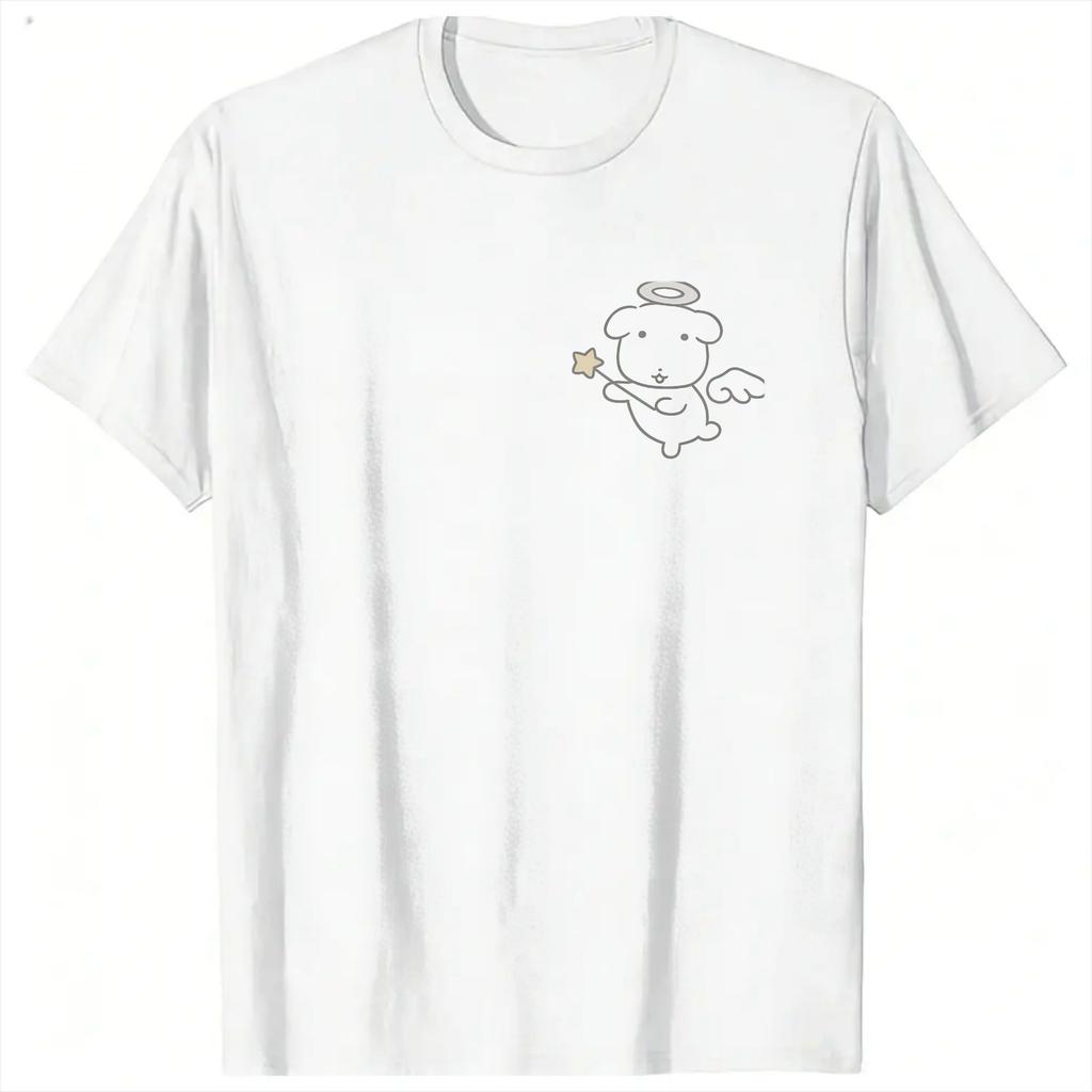 Novelty Cute GANADI Anime TShirts Unisex Round Collar 100 Cotton T Shirt Short Sleeve Tees Gift Clothing