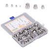 249Pcs Acorn Hex Cap Nuts Assortment Kit M3?M12 DIN1587 304 Stainless Steel Bright Finish