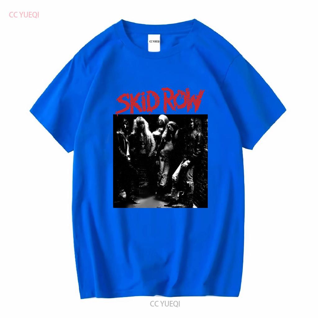 Skid Row Band New Black T Shirt Vintage Washed Soft Unisex Versatile Top For Everyday Wear Comfortable Graphic Fashion
